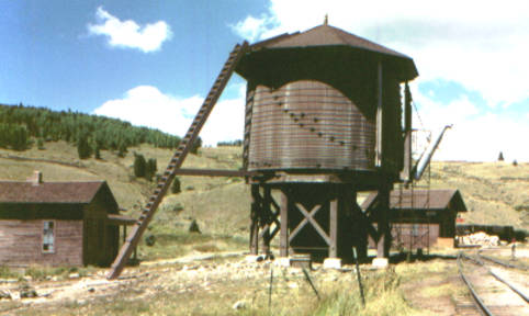 At Osier there is a large water tank
