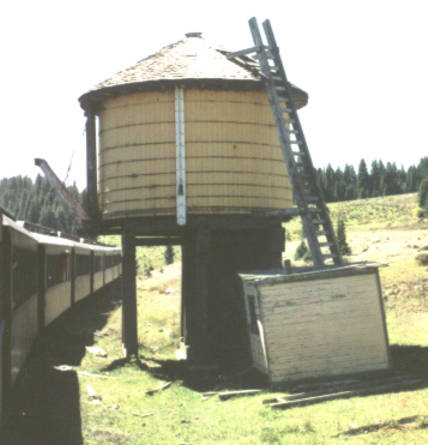 One of the many water tanks along the way