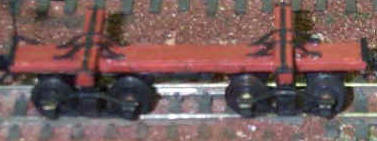 Model Russel log car made from kit